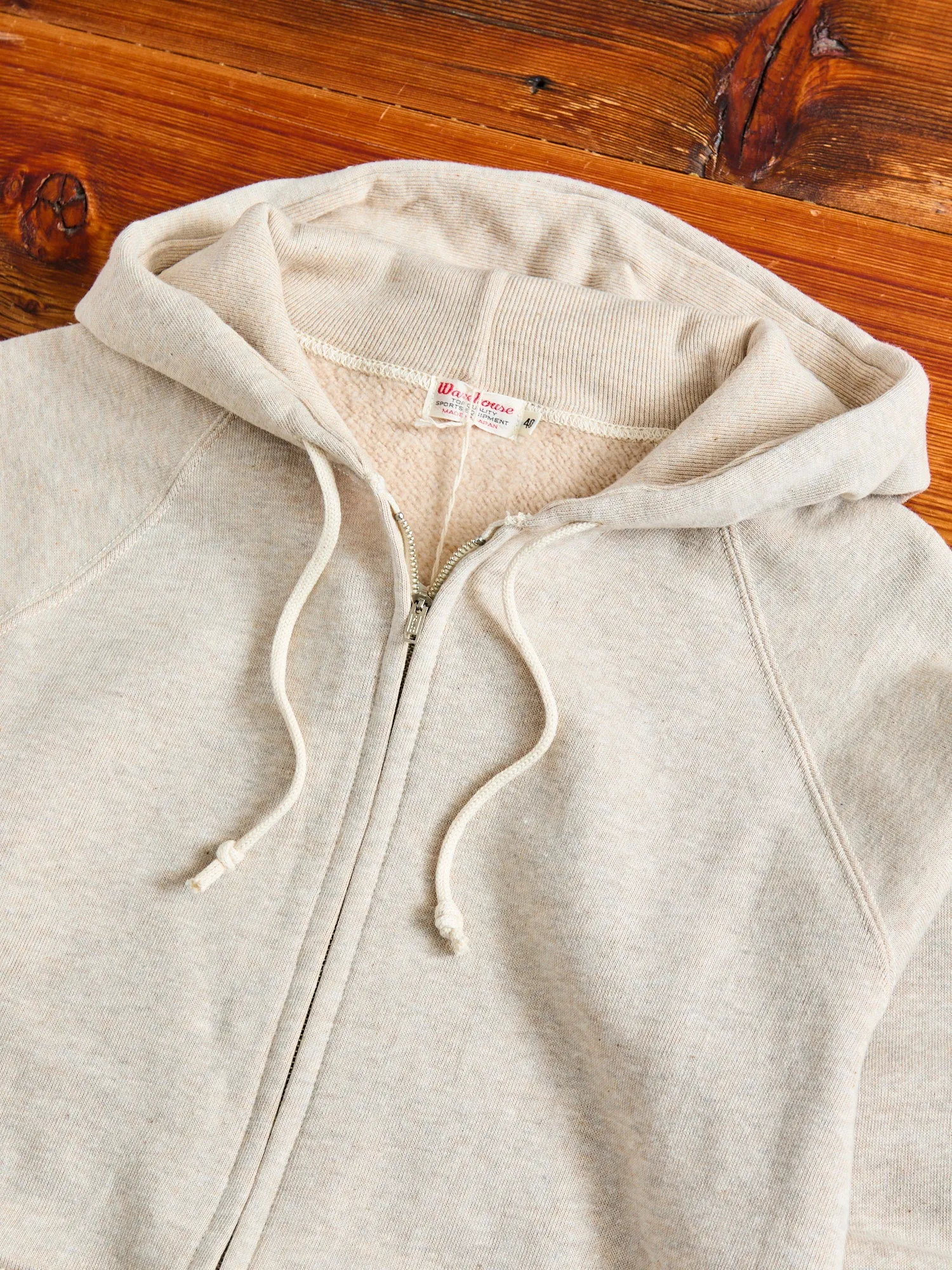 451 Loopwheel Zip Hoodie in Oatmeal