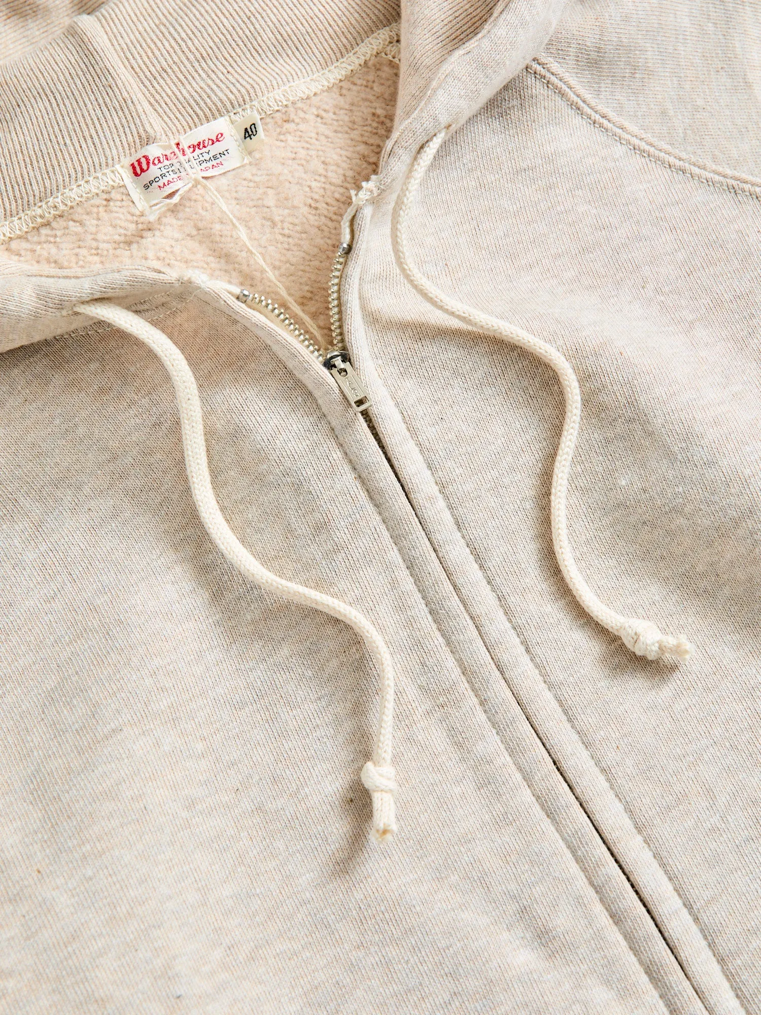 451 Loopwheel Zip Hoodie in Oatmeal