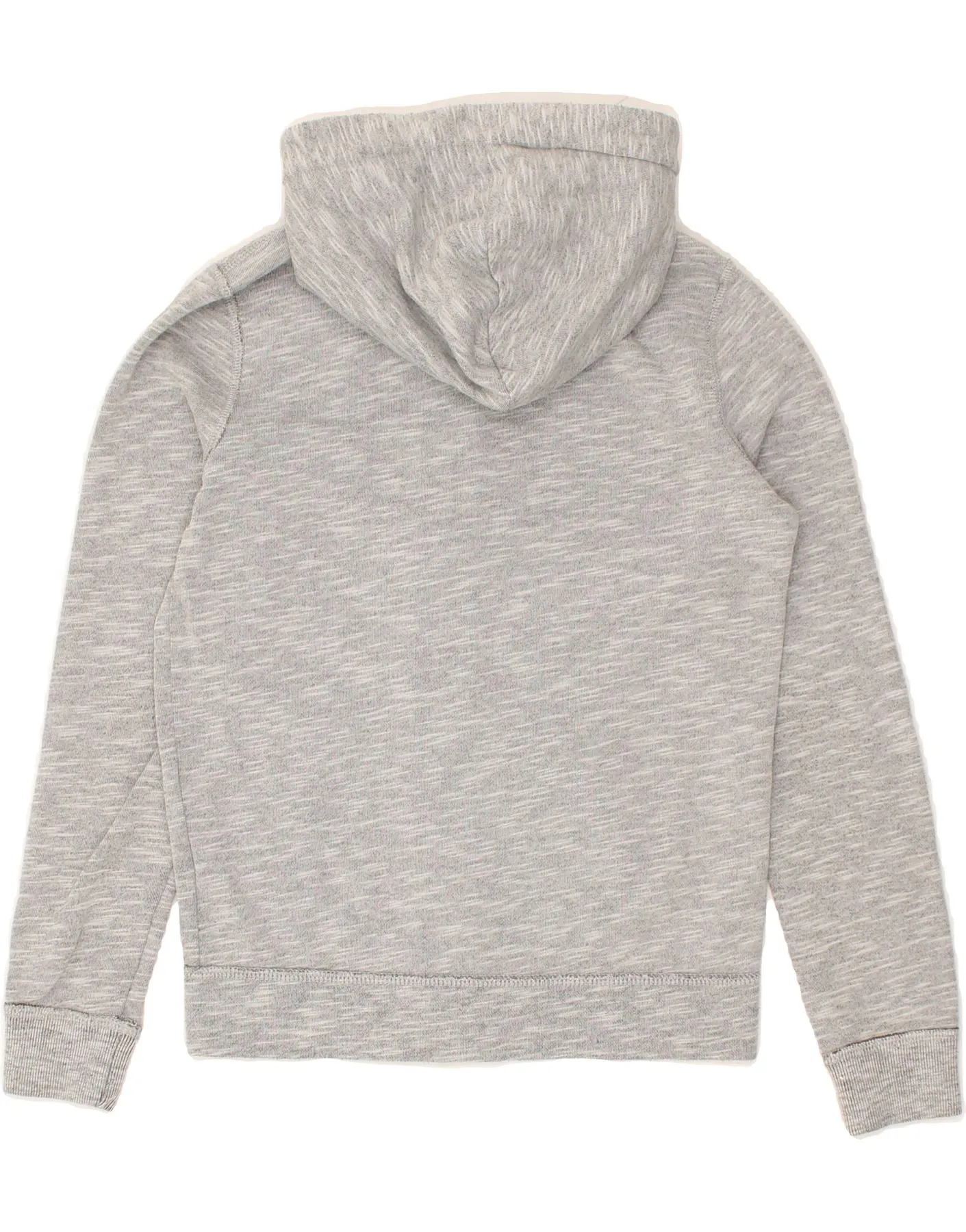 ABERCROMBIE & FITCH Boys Graphic Zip Hoodie Sweater 9-10 Years Grey