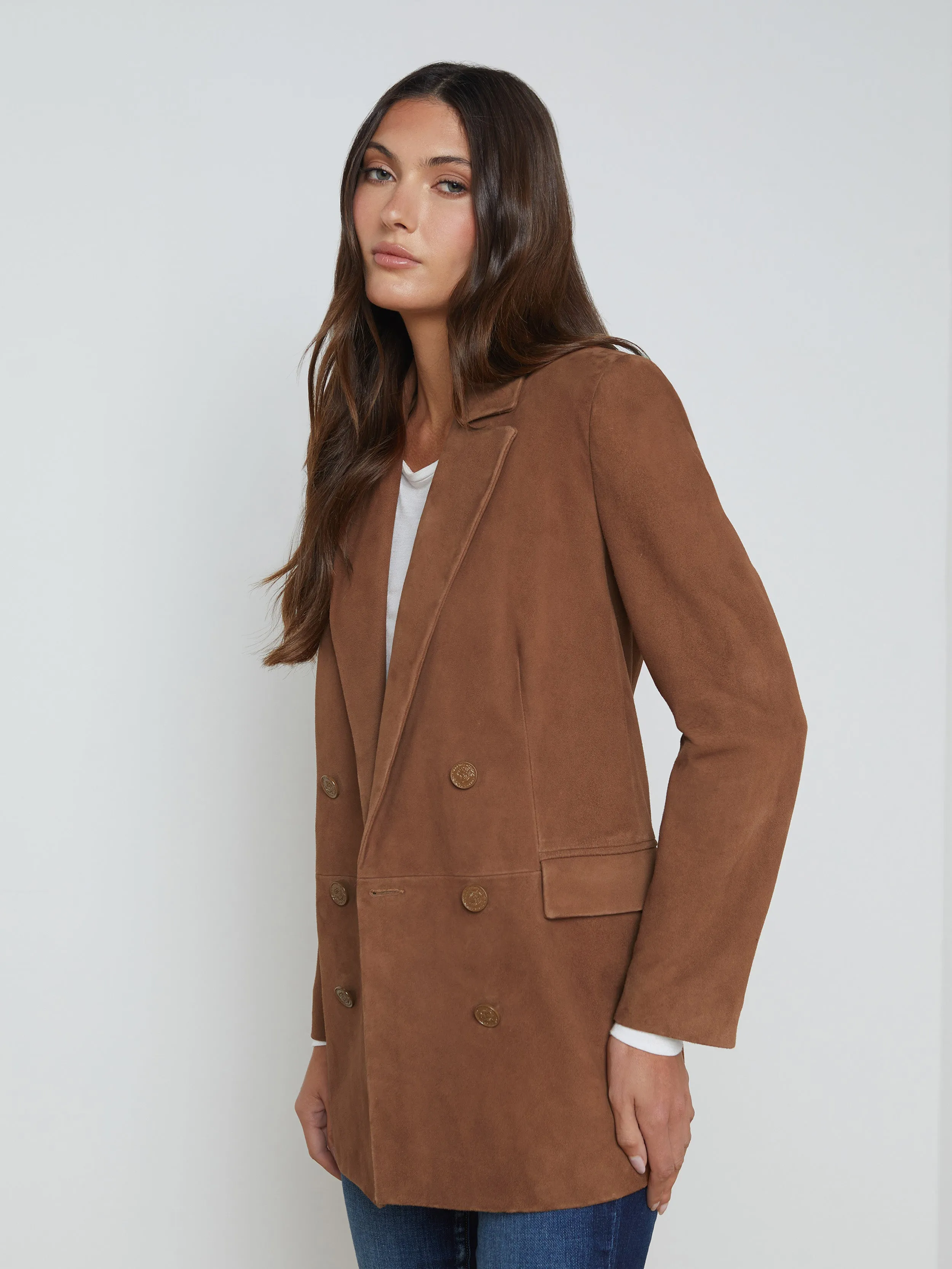 Aimee Suede Blazer