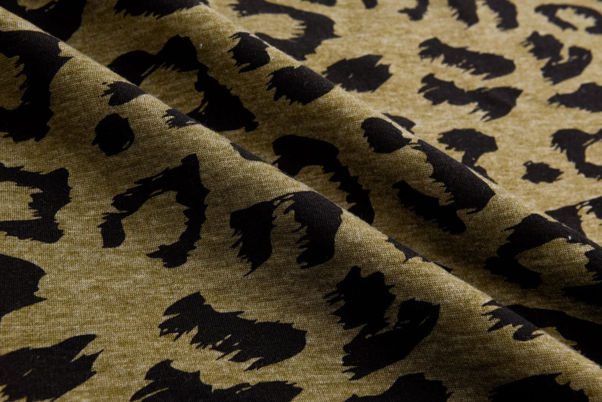 Alpine Fleece Leopard Print Fabric