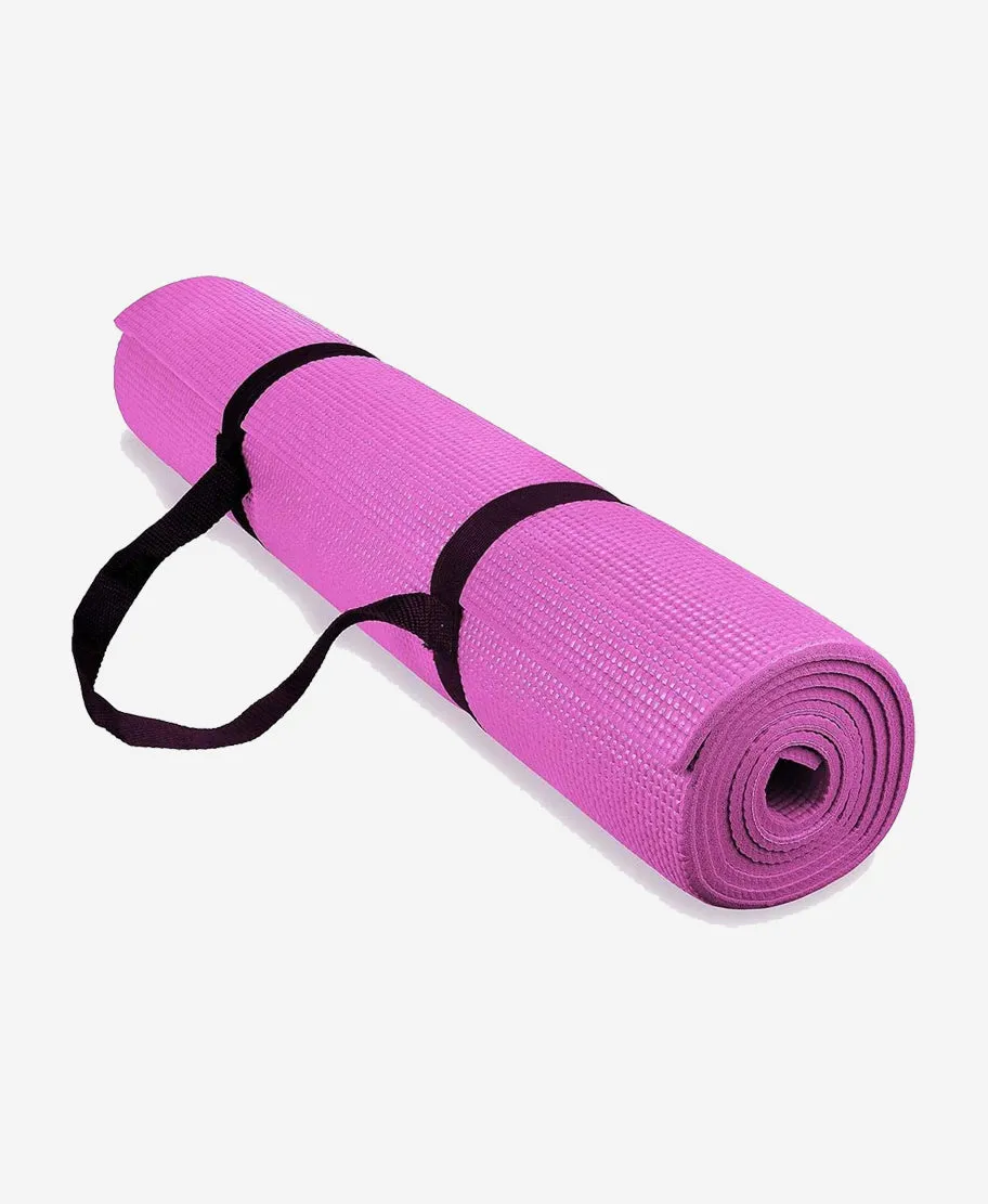 Anti Slip Exercise Yoga Mat - Cyan