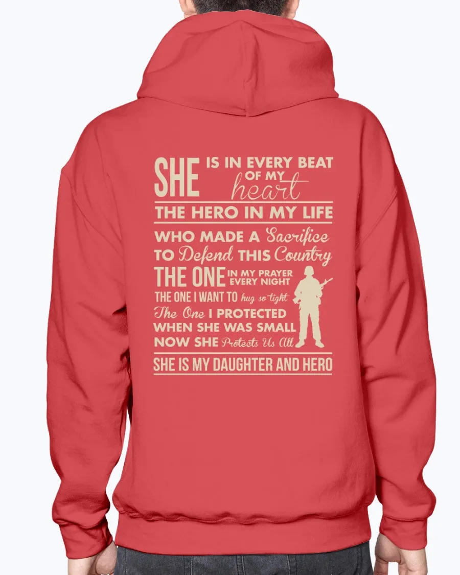 Army Mom Daughter & Hero T-shirts