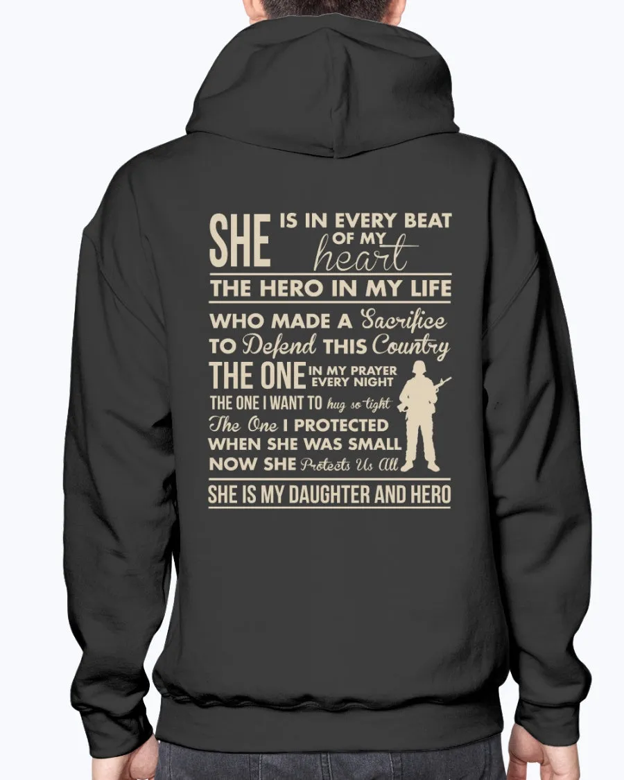 Army Mom Daughter & Hero T-shirts