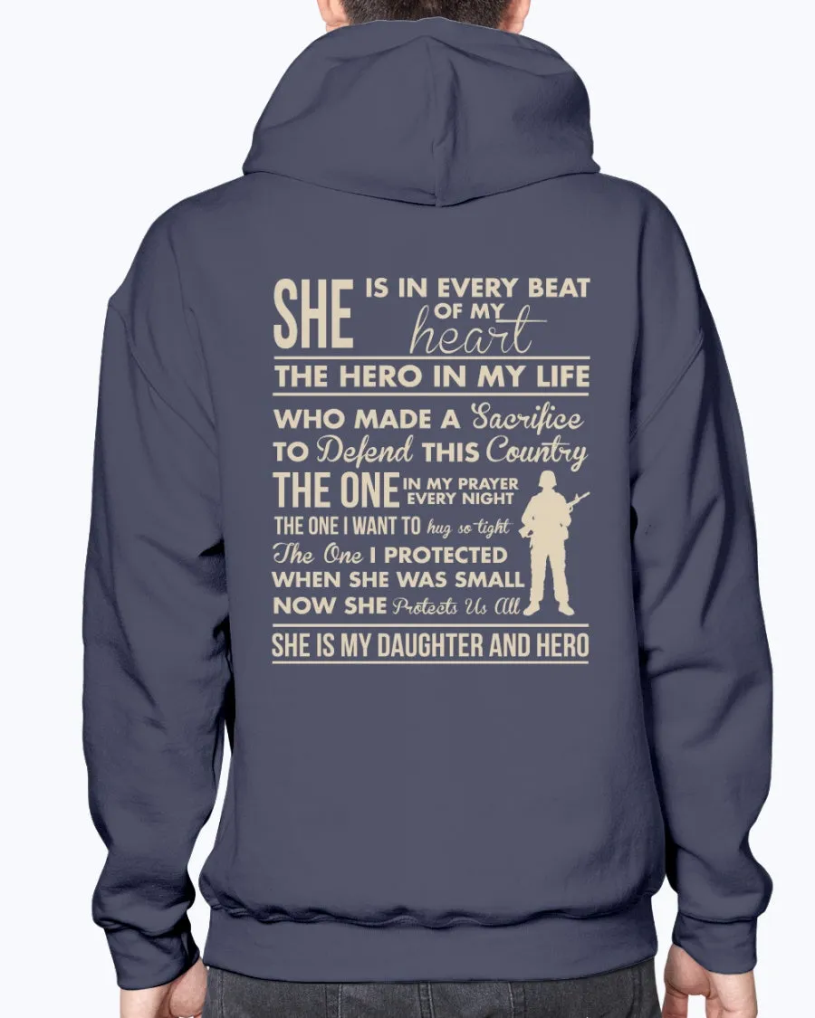 Army Mom Daughter & Hero T-shirts