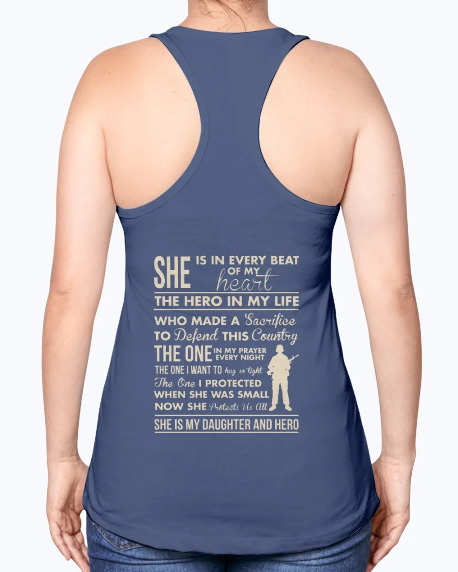 Army Mom Daughter & Hero T-shirts