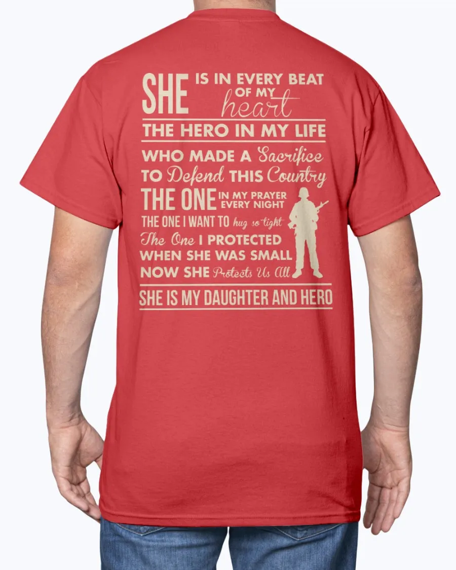 Army Mom Daughter & Hero T-shirts