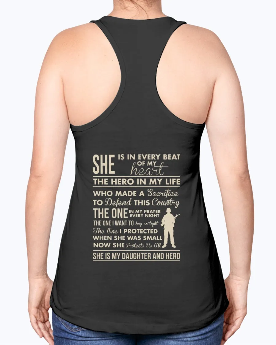 Army Mom Daughter & Hero T-shirts