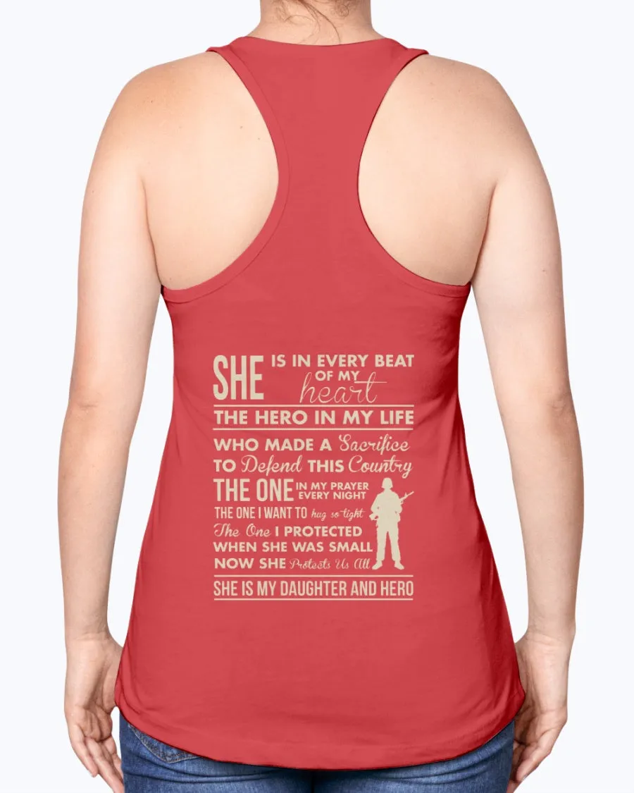 Army Mom Daughter & Hero T-shirts