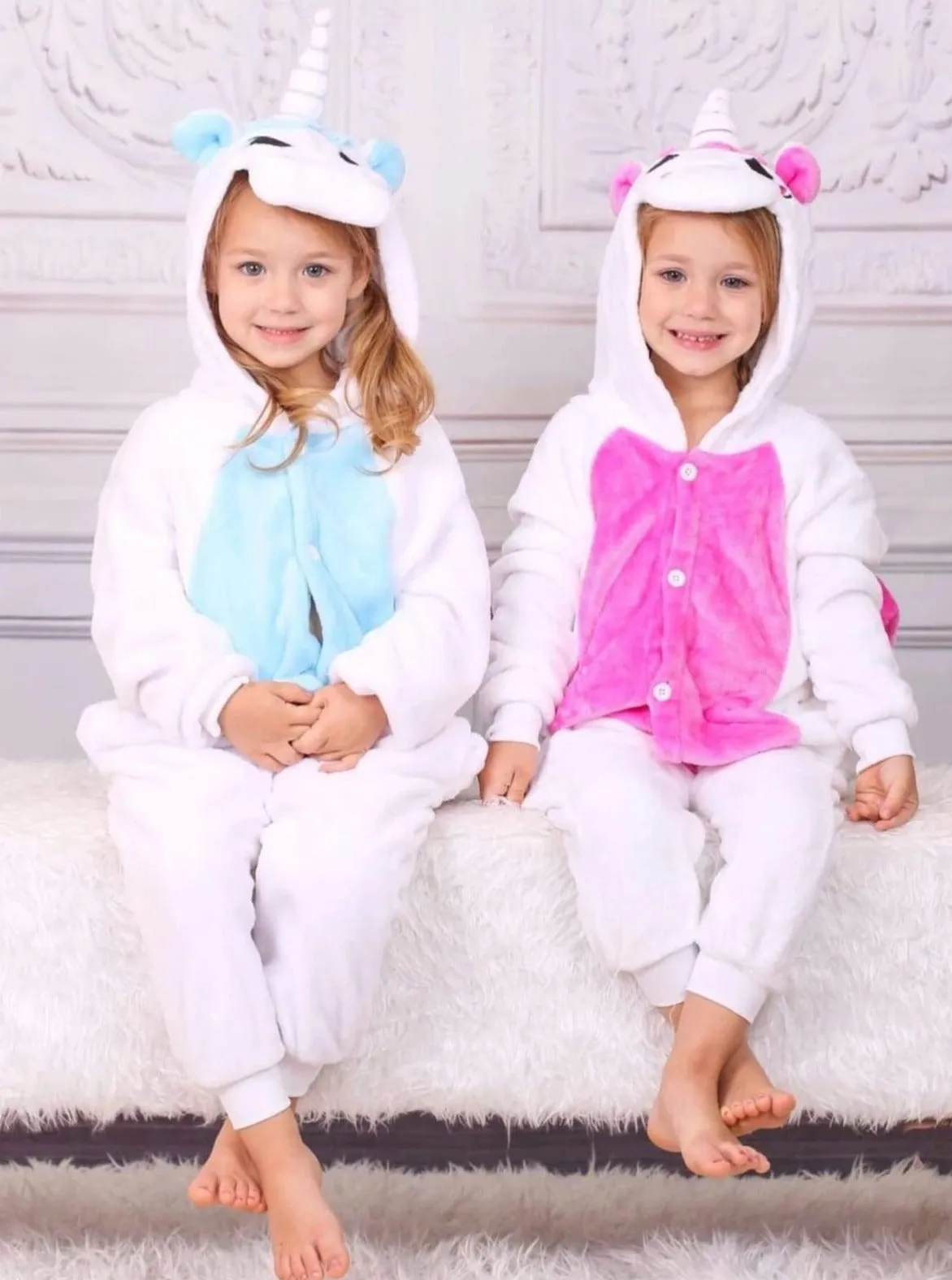 Bedtime Unicorn Hooded Onesie Pajamas