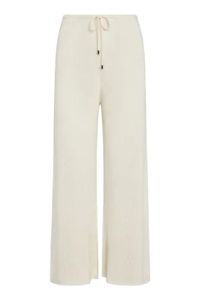 Belize Pant Open Knit - Ivory