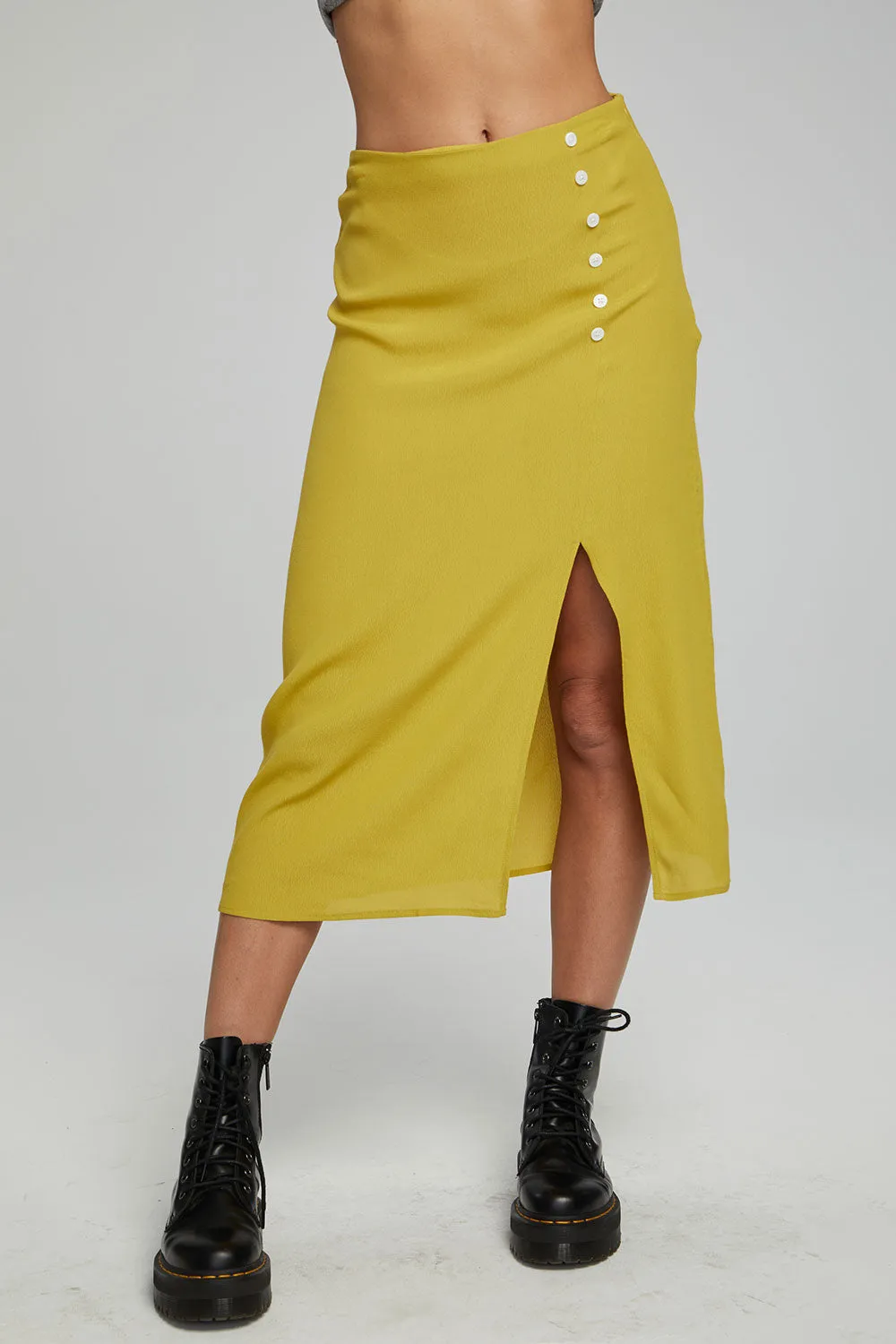 Belle Midi Skirt - Kiwi