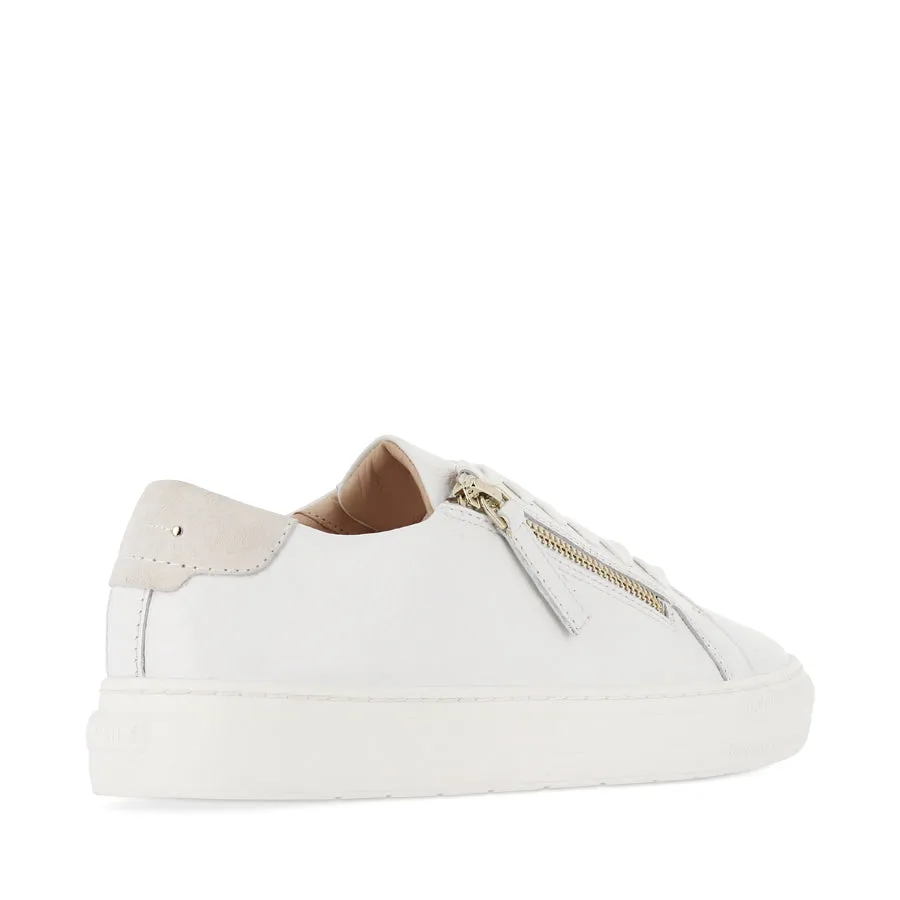 BILLIE - WHITE TUMBLED LEATHER