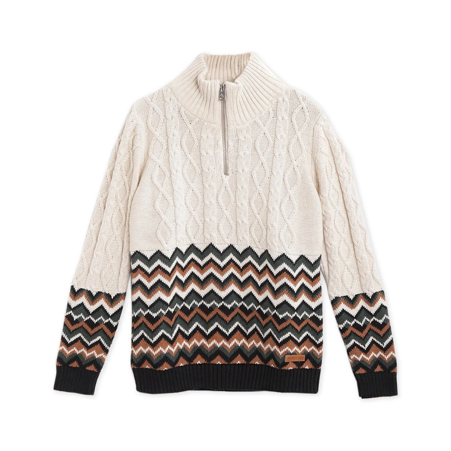 Bohemian High Neck Sweater