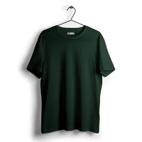 Bottle Green Tshirt - Plus size