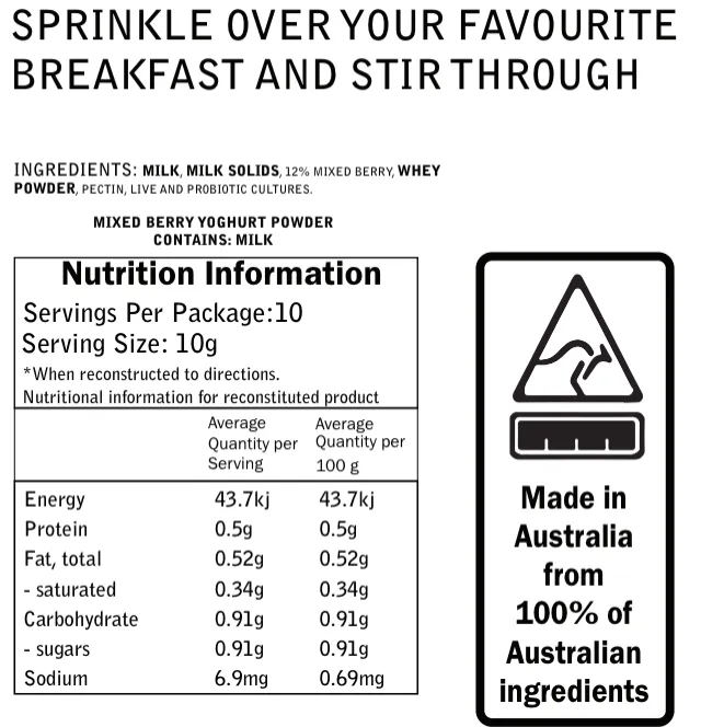 Campers Pantry Meals