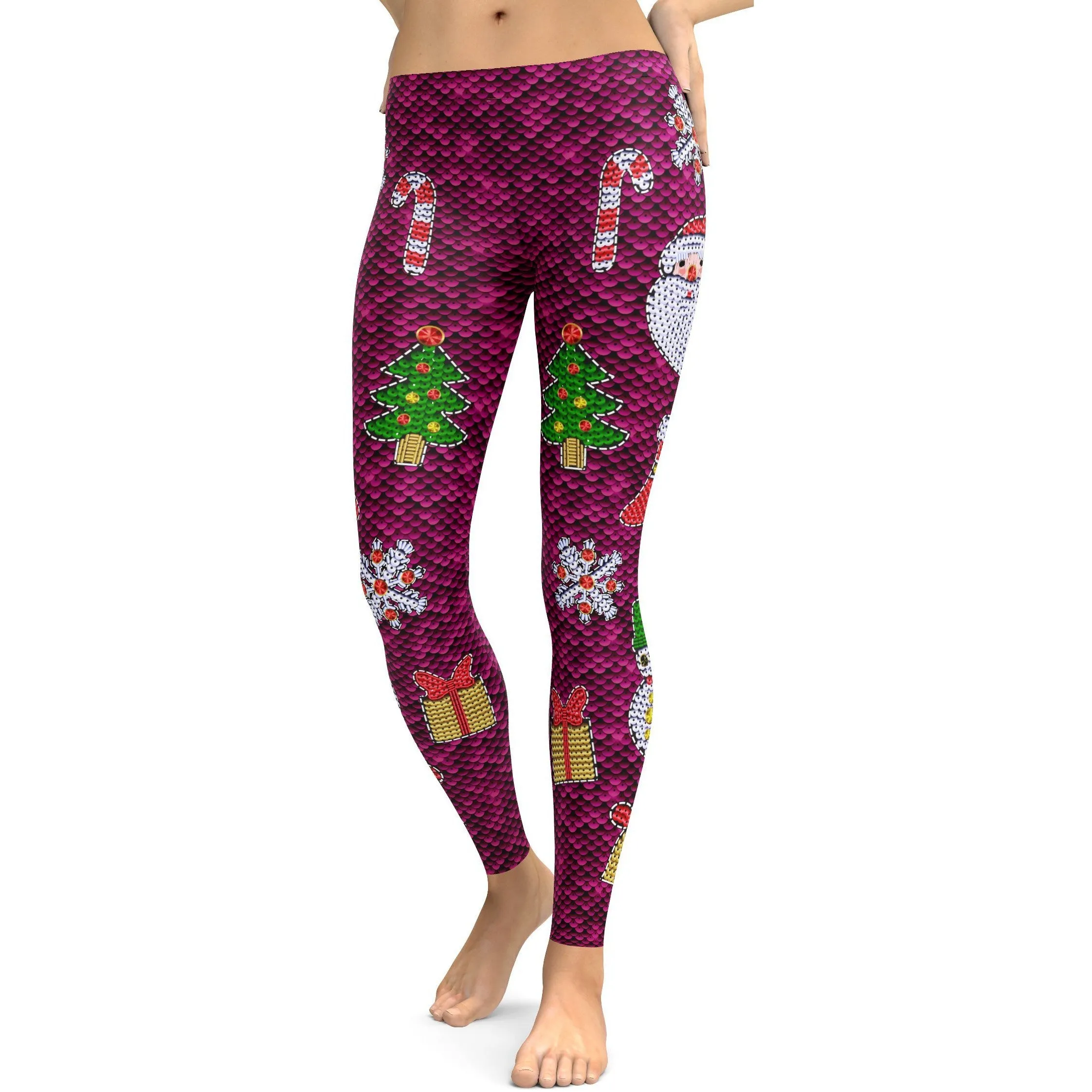 Christmas Paillette Leggings