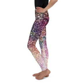 Colorful Sparkles Youth Leggings