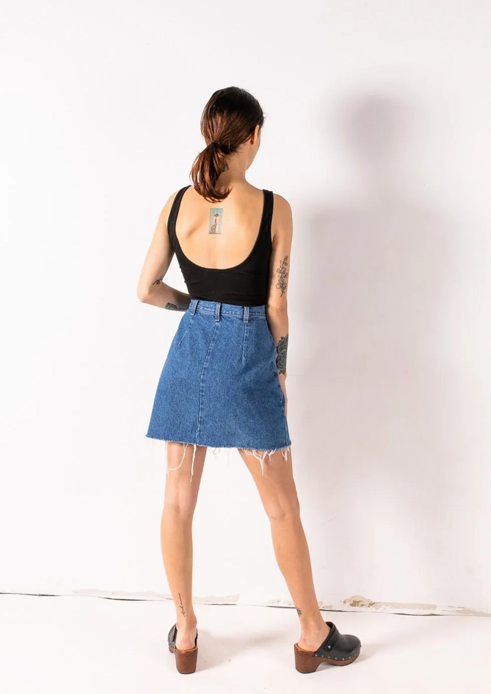 Denim Strawberry Skirt "Prism Collection"