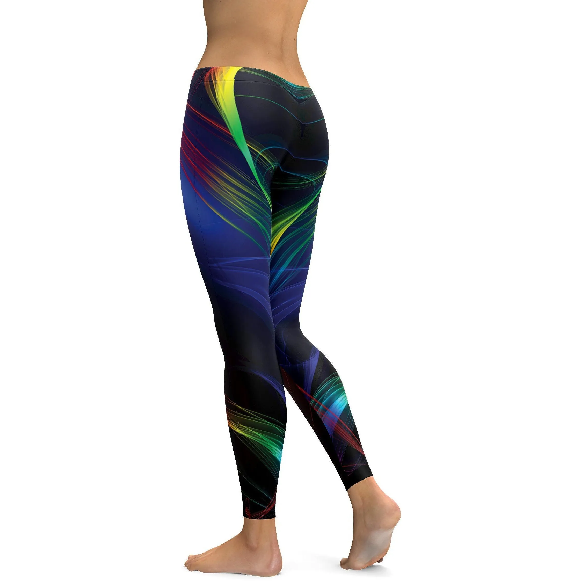 EDM Rainbow Strokes Leggings