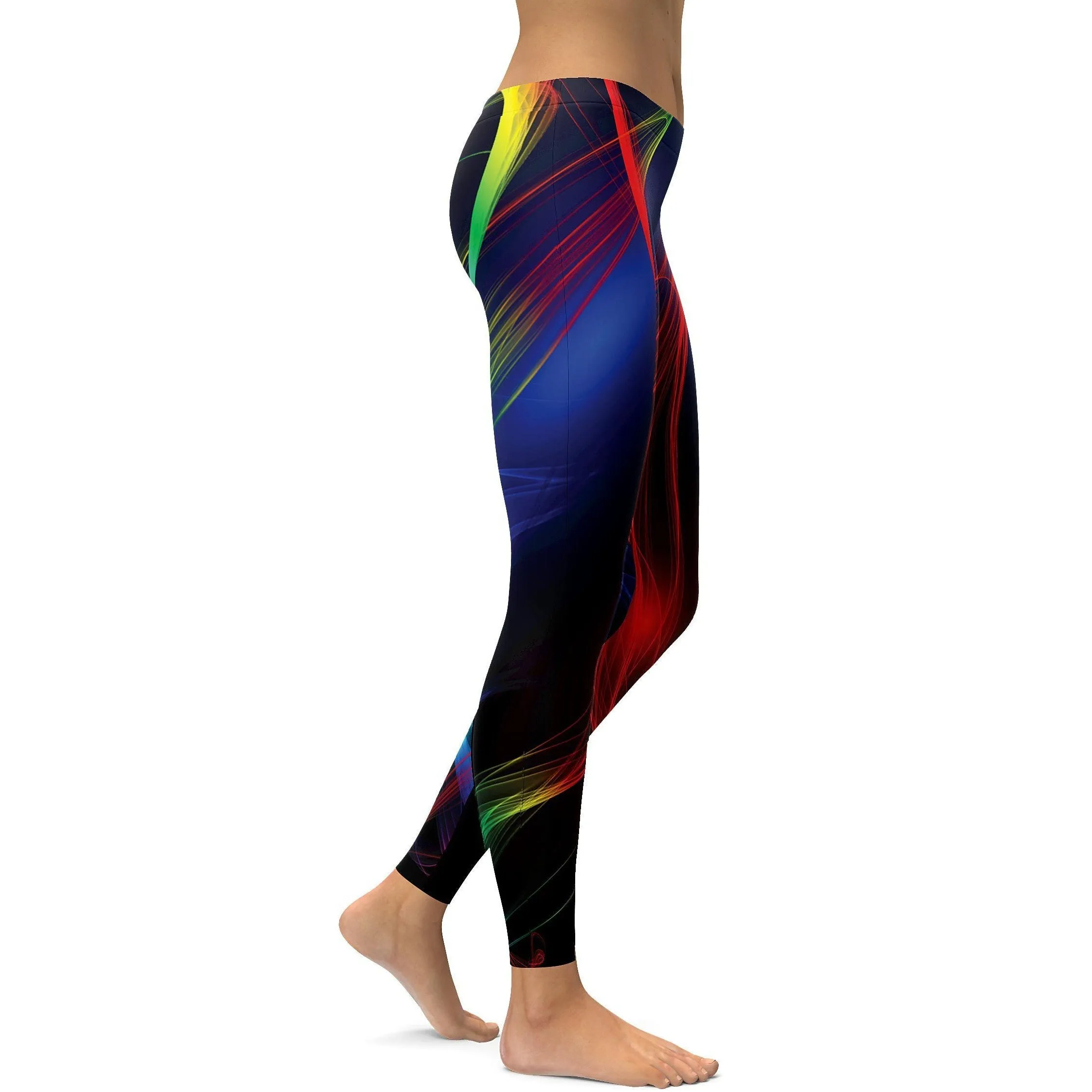 EDM Rainbow Strokes Leggings