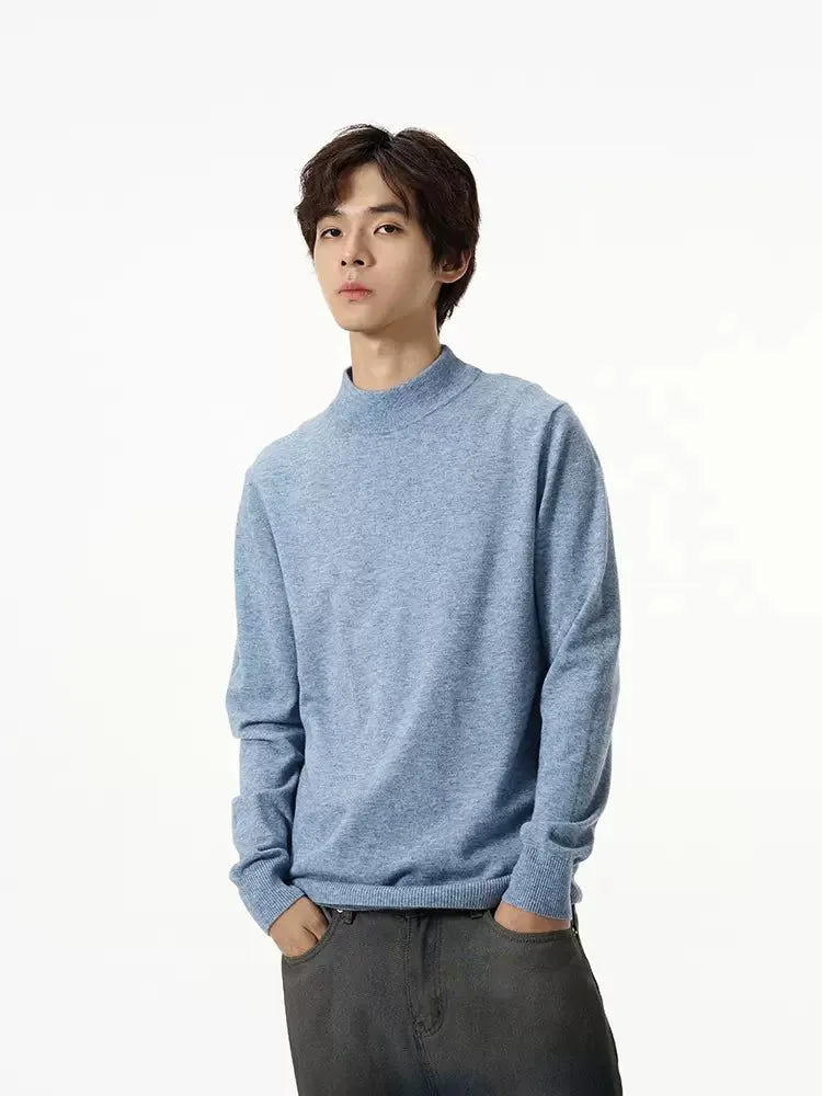 Essential Mock Neck Thin Sweater