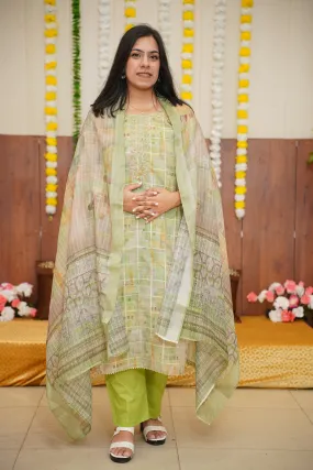 Green Dusty Sitara Suit Set