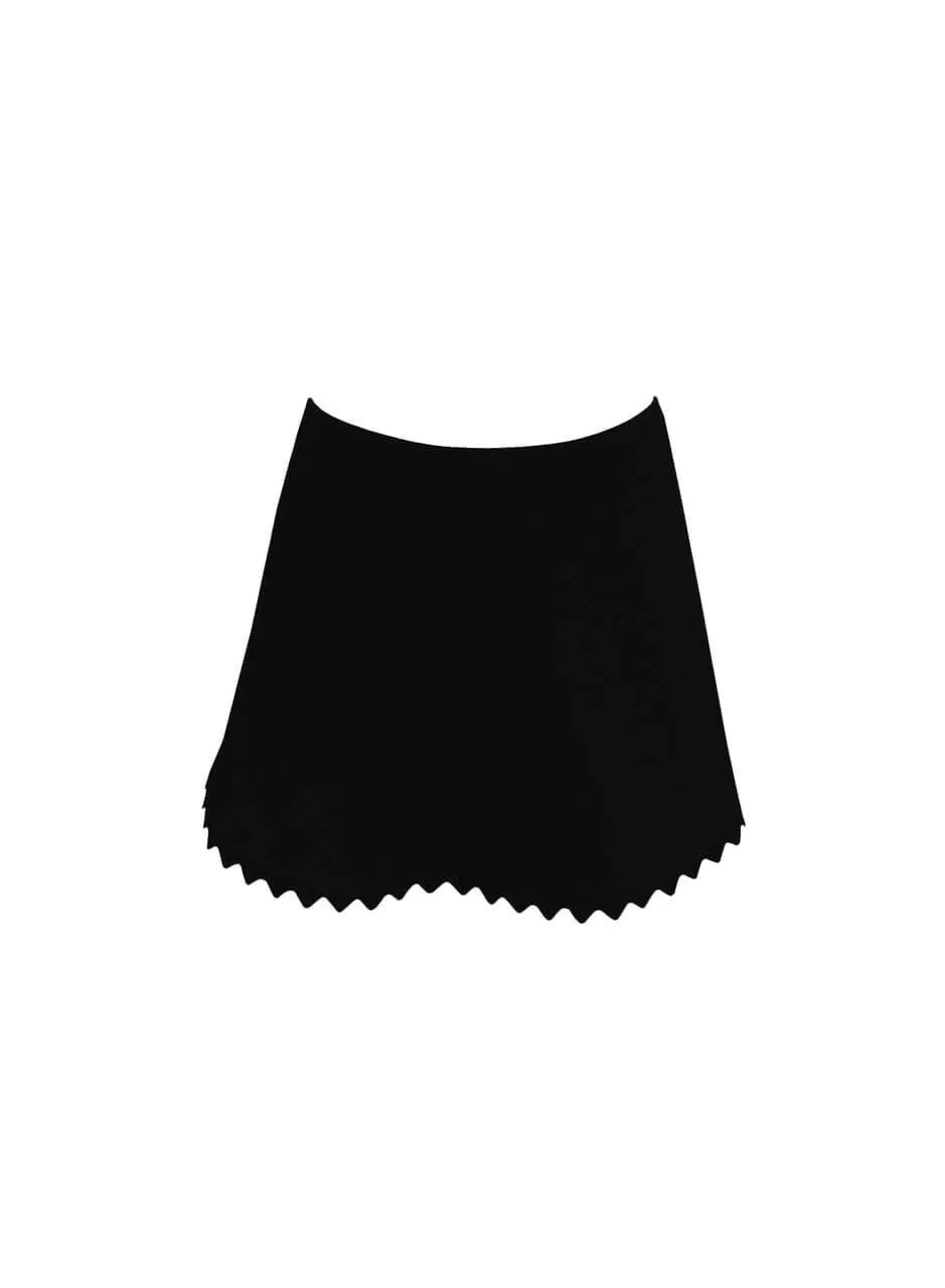 Inés A-Line Skirt in Black