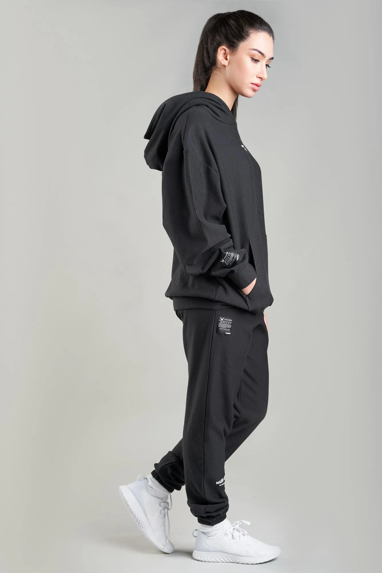 J024MI Organic Cotton & Bamboo Oversized Hoodie