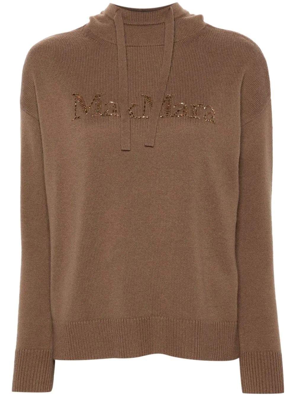 LOGO WOOL HOODIE