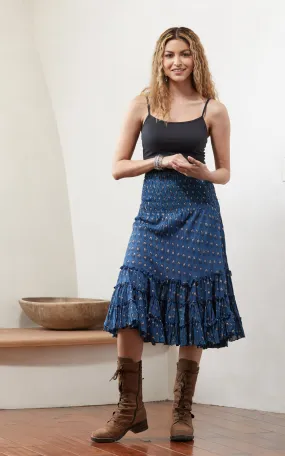 Lola Skirt, Short, Dulce Indigo