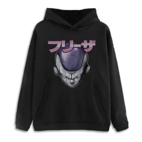 Lord Frieza Drop Shoulder Black Pullover Hoodie *Restocked*