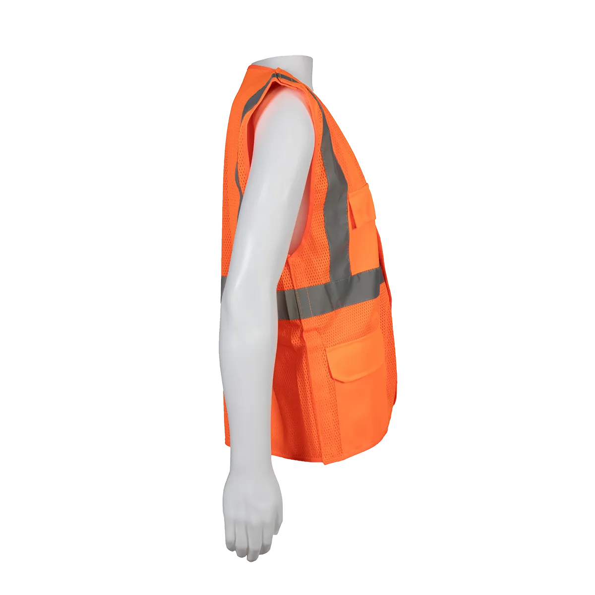 LVM2/OVM2-5PB ANSI 107 Class II Mesh Safety Vest 5-Point Break Away