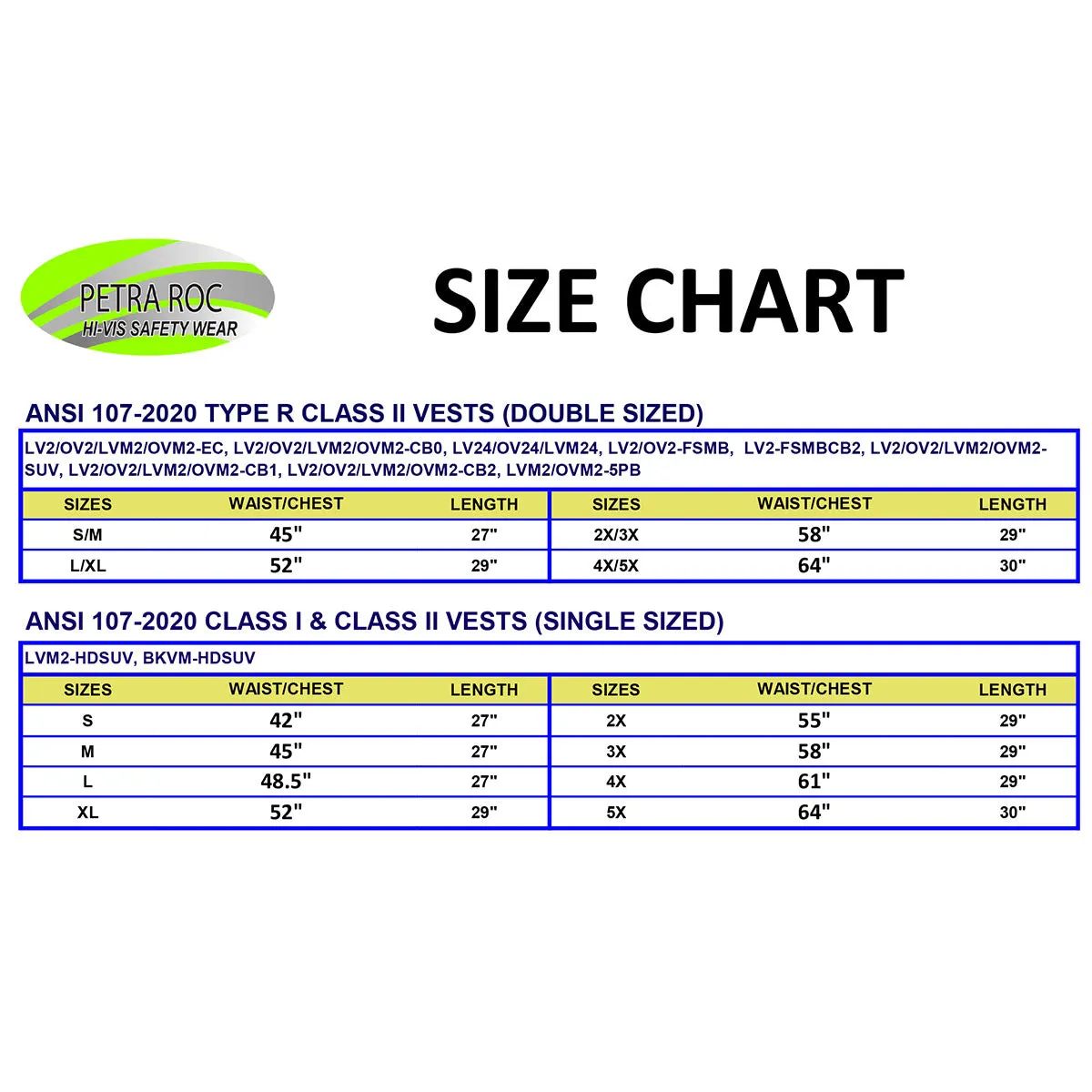 LVM2/OVM2-5PB ANSI 107 Class II Mesh Safety Vest 5-Point Break Away