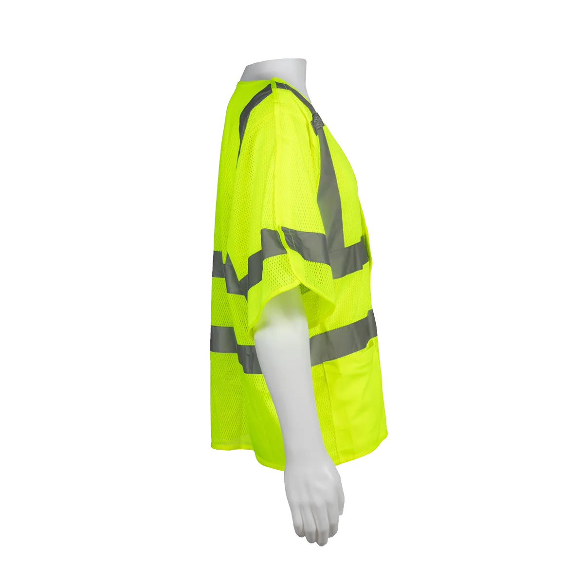 LVM3/OVM3-5PB ANSI 107-2020 Class 3 High-Vis Mesh Breakaway Short Sleeve Vest