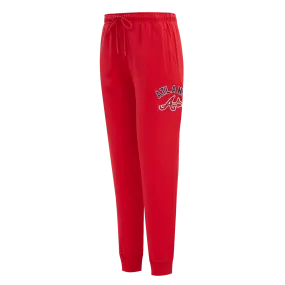 MLB ATLANTA BRAVES CLASSIC WOMEN'S SWEATPANT (RED)