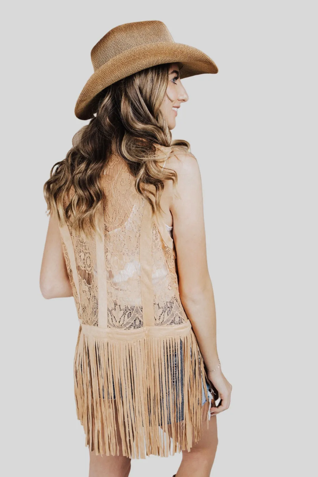 Prairie Princess Fringe Vest