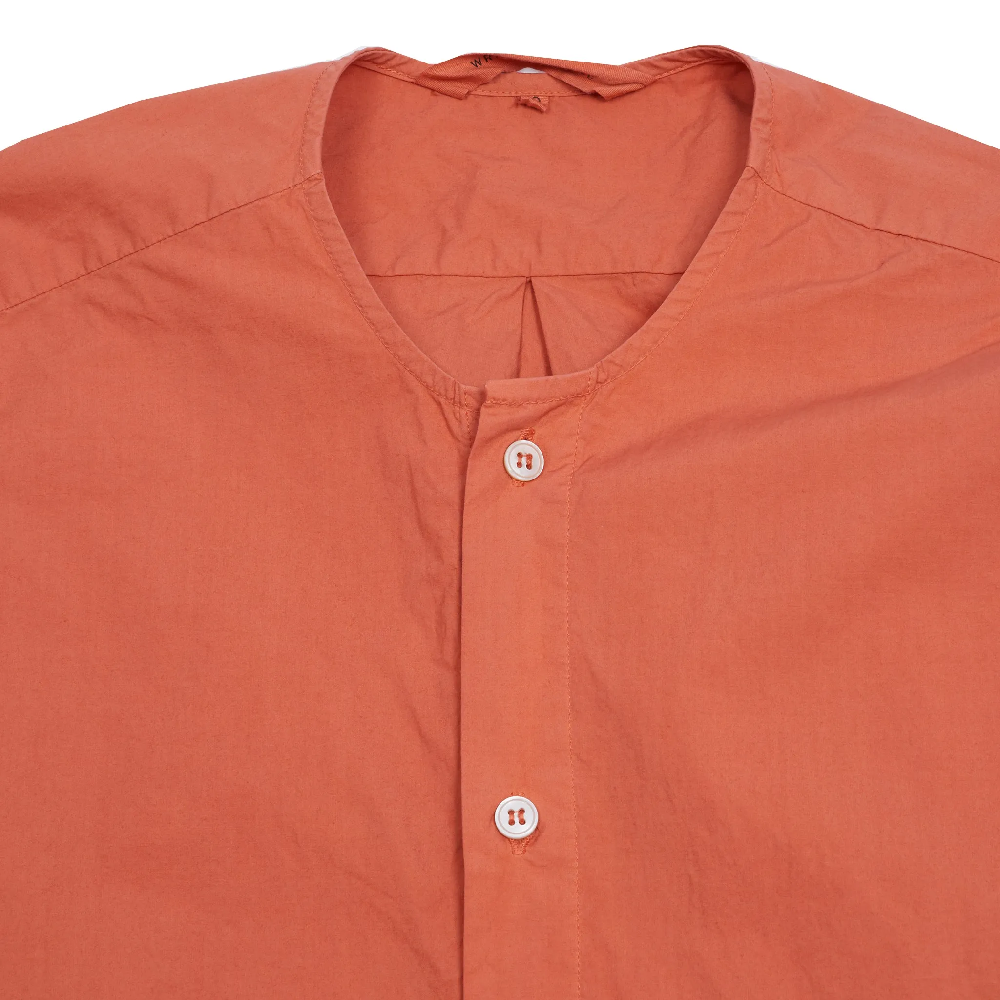 Wright   Doyle Hand Tie Shirt in Burnt Sienna