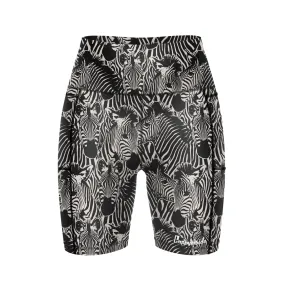 Zoe zebra fitted shorts