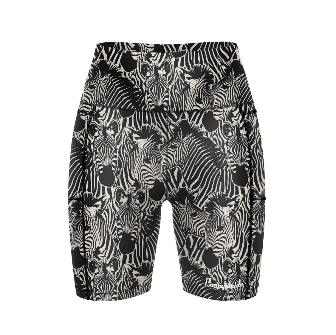 Zoe zebra fitted shorts